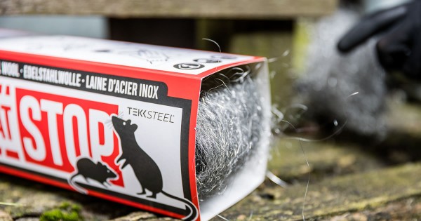 Staalwol tegen muizen en ratten