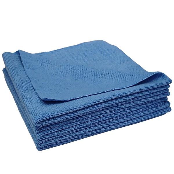 Microvezeldoek Laser 40 x 40 cm blauw (5 stuks)