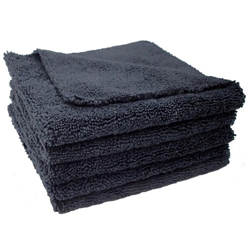 Chiffon en microfibre POLISH 40 x 40 cm noir (5 pièces)