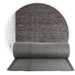 RVS Staalwol 434 kruislings 1000 mm - 30 μm, ± 1000 gr/m2