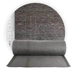 RVS Staalwol 434 - 1000 mm, 30 μm, ± 1200 gr/m2 - Rol 25 meter