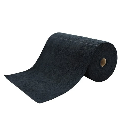 Microvezeldoek op rol - Zwart 30 x 30 cm - 75 stuks