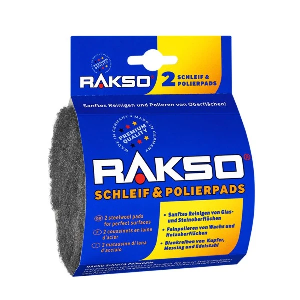 RAKSO Pads de ponçage et de polissage - 2 Pads
