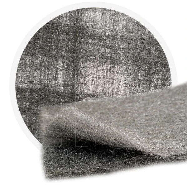 RVS Staalwol 434 kruislings 200 mm - 70 μm, ± 1200 gr/m2